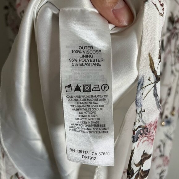 Ever New Wrap Floral Mini Dress size 6 - Picture 6 of 6